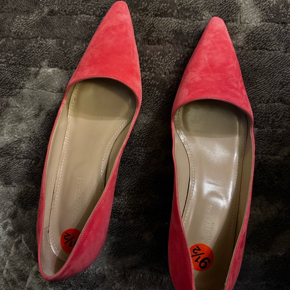 New without box Lafayette148ny sueded pumps pink - Picture 4 of 4